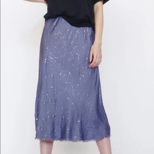 AQC Silk Purple with Gold Skirt